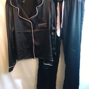 Bebe Silk Rhinestone Sleep Wear